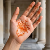 Хна для тимчасового тату EYIR Temporary Tattoo, колір Помаранчевий, 15 мл