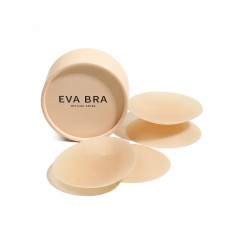 Силіконові накладки на соски Eva Bra, Бежеві, 2 пари