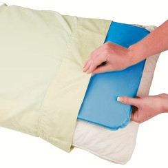 Охолоджувальна гелева подушка Comfortable Cooling Ice Pillow, Синя