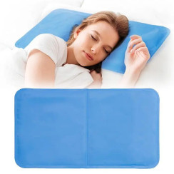 Охолоджувальна гелева подушка Comfortable Cooling Ice Pillow, Синя