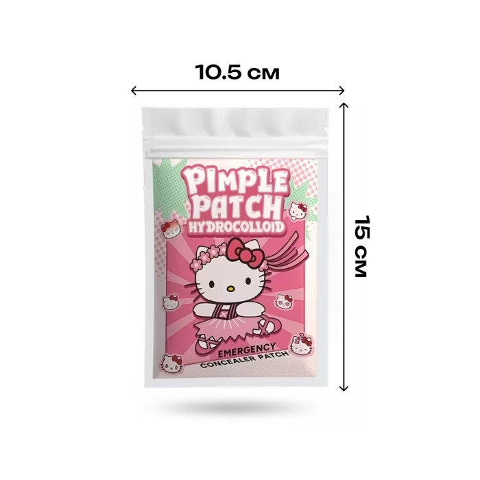 Патчі від прищів гідроколоїдні Hello Kitty 100 шт