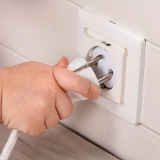 Заглушки для розеток защитные, Белые, 10 шт