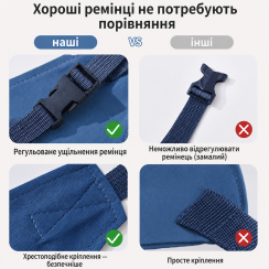 Портативний дитячий стільчик, Синій