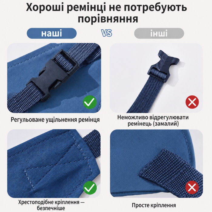 Портативный детский стульчик, Синий