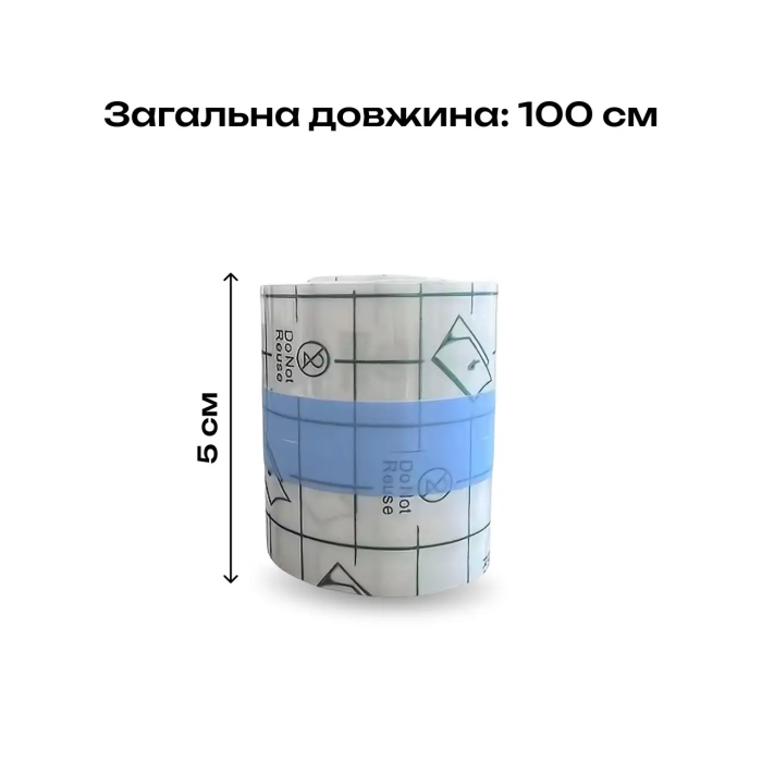 Защитная лента на воротник от грязи и тонального средства, Прозрачная, 1 шт