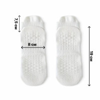 Шкарпетки для йоги та пілатесу, короткі, дихаючі, Yoga Sports 35-41 Білі