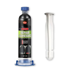 Клей для ремонту підошви взуття Ifubo Sole repair adhesive з поршнем, Чорний, 50 г