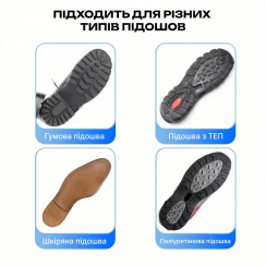 Клей для ремонту підошви взуття Ifubo Sole repair adhesive з поршнем, Чорний, 50 г