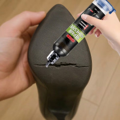 Клей для ремонту підошви взуття Ifubo Sole repair adhesive з поршнем, Чорний, 50 г