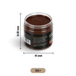 Фарба для обробки краю шкіри Leather edge oil, Коричнева