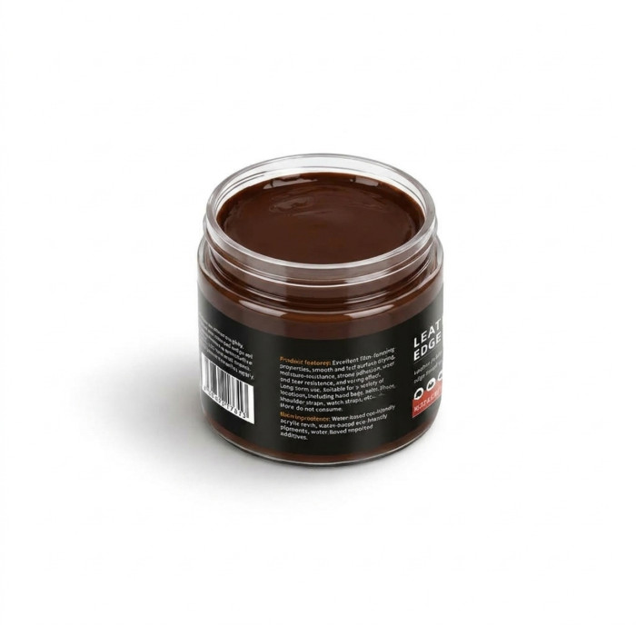 Фарба для обробки краю шкіри Leather edge oil, Коричнева