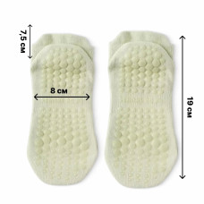 Шкарпетки для йоги та пілатесу, короткі, дихаючі, Yoga Sports 35-41 Зелені