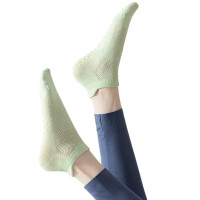 Носки для йоги и пилатеса, короткие, дышащие, Yoga Sports 35-41 Зеленые