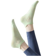 Шкарпетки для йоги та пілатесу, короткі, дихаючі, Yoga Sports 35-41 Зелені