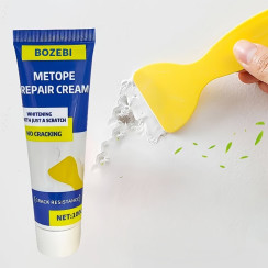 Шпаклівка для ремонту стін Bozebi Metope Repair Cream, зі шпателем та насадкою дозатором, Біла, 100 г