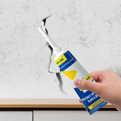 Шпаклівка для ремонту стін Bozebi Metope Repair Cream, зі шпателем та насадкою дозатором, Біла, 100 г