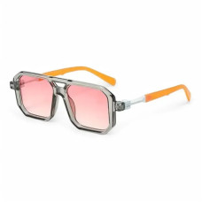 Окуляри сонцезахисні з захисним футляром у подарунок Orange Pink
