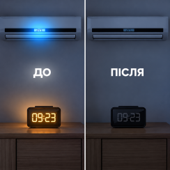 Світлозатемнюючі наклейки стікери для затемнення світлодіодів та дисплеїв, 2 аркуші, Чорні