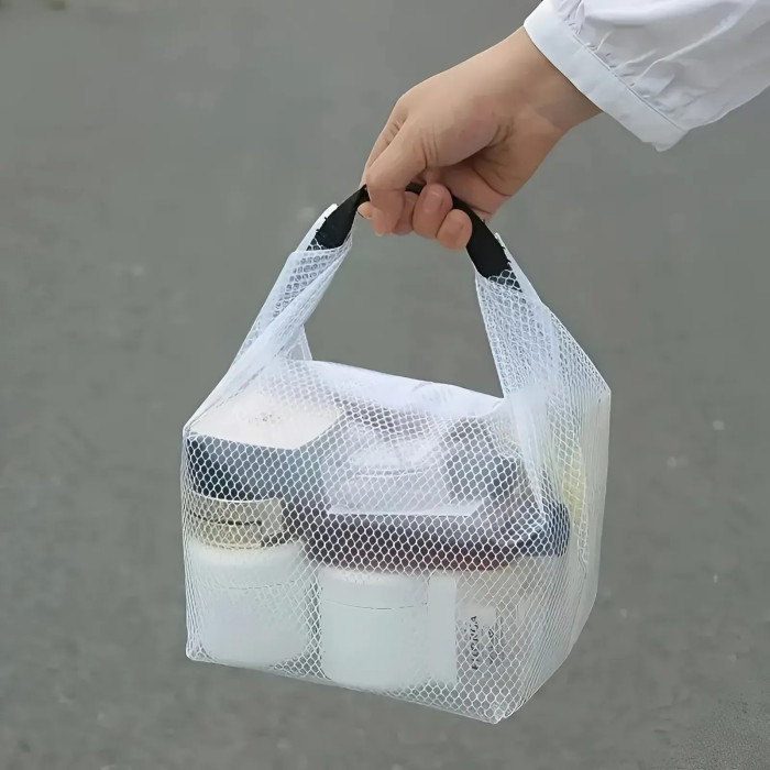 Косметичка водонепроницаемая большая 27x24.5x11.5 см — удобное хранение косметики