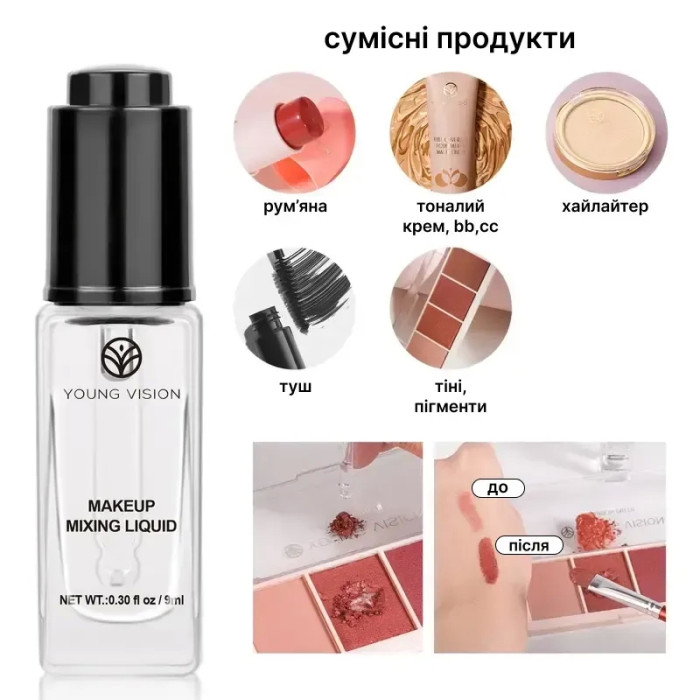 Makeup Mixing Liquid - жидкость для создания водостойких продуктов для макияжа