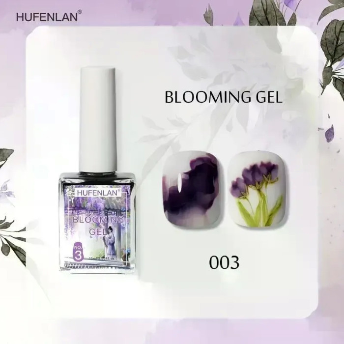 Набір Hufenlan Blooming Gel — 6 кольорів для акварельного дизайну