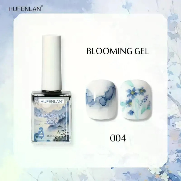 Набір Hufenlan Blooming Gel — 6 кольорів для акварельного дизайну