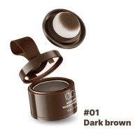 Тонирующая пудра для густоты и линии роста волос ICVC с эффектом объема Dark brown