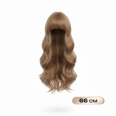 Перука Wigly Довга хвиляста з чубчиком, Колір Лісовий Горіх (Hazelnut), 66 см