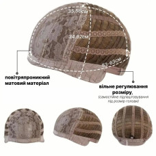 Парик каре термостойкий с имитацией кожи головы и челкой 40 см, французский каштан