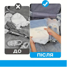 Набір з 5 мішечків-пильників для зберігання взуття