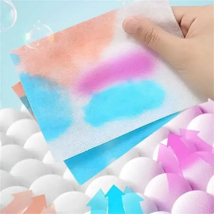 Серветки для прання Absorbent Paper, 50 штук