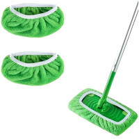 Набор из 2 шт. сменных махровых насадок  для швабры Swiffer и мопа на резинке