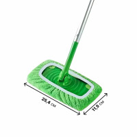 Набор из 2 шт. сменных махровых насадок  для швабры Swiffer и мопа на резинке