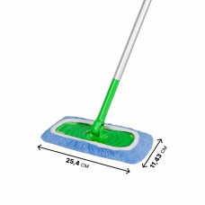 Набір з 2 шт змінних махрових насадок для швабри Swiffer мопа на резинці