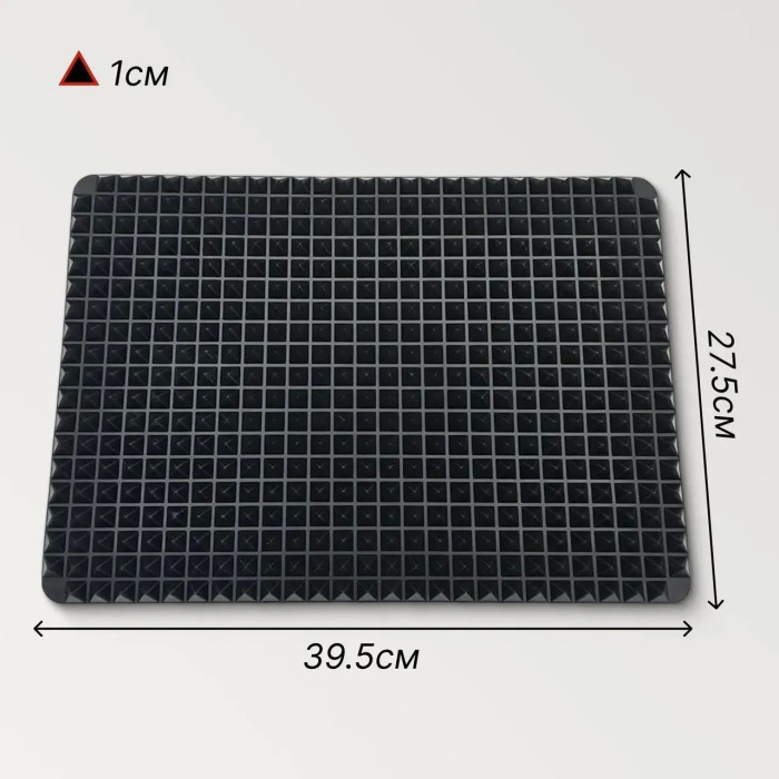 Силиконовый термостойкий коврик для запекания с шипами 39.5×27.5 см