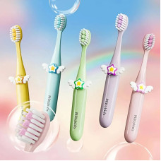 Набір дитячих зубних щіток "Star", м’яка щетина, різнокольорові