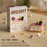Мініконструктор "Pink Cloud Eclairs" Cake Shop — 184 деталі