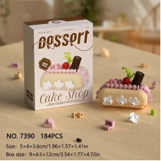 Мініконструктор "Pink Cloud Eclairs" Cake Shop — 184 деталі