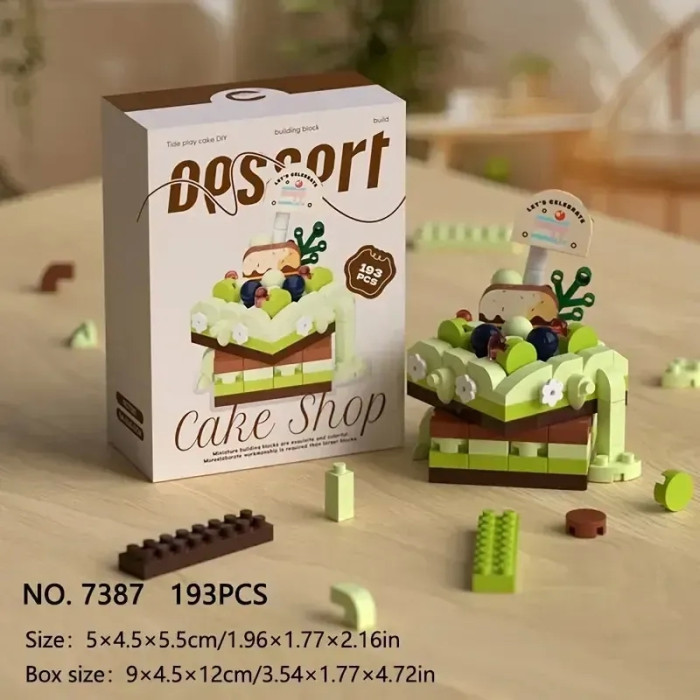 Міні-конструктор «Pistachio Avalanche» Cake Shop — 193 деталі