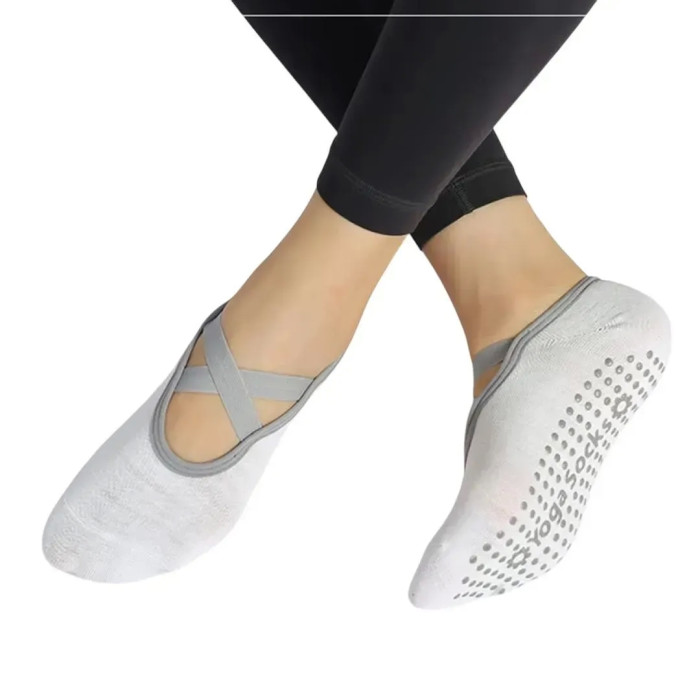 Носки для йоги и пилатеса Lakshmi Socks 35-40 Белые