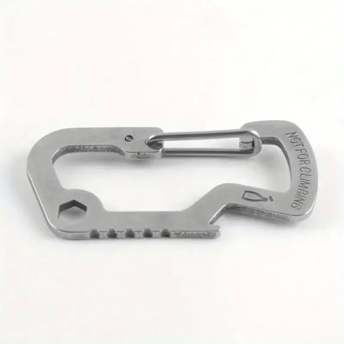 Карабін з нержавіючої сталі Steel D-Shape Carabiner