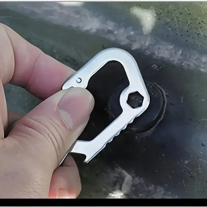 Карабін з нержавіючої сталі Steel D-Shape Carabiner