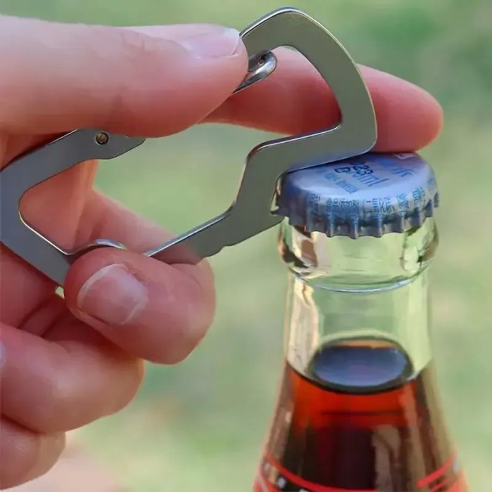 Карабін з нержавіючої сталі Steel D-Shape Carabiner