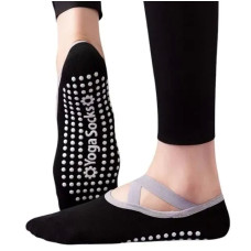 Шкарпетки для йоги та пілатесу Lakshmi Socks 35-40 Чорні