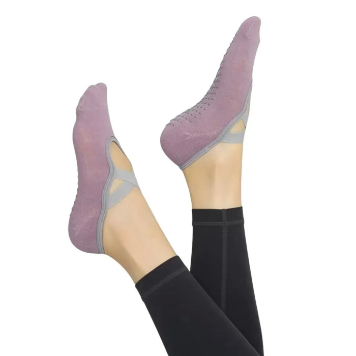 Шкарпетки для йоги та пілатесу Lakshmi Socks 35-40 Лавандові
