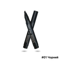 Маркер для брів 3D-об’єм та 24-годинна стійкість, 01 чорний