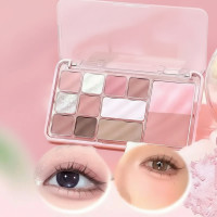Палетка для макіяжу, K'APEINE 01 Glass pink (Тіні, Рум’яна, Контуринг)