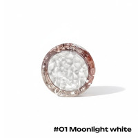 Хайлайтер для лица, Lee Into, прессованный, 01 Moonlight white
