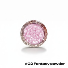 Хайлайтер для лица, Lee Into, прессованный, 02 Fantasy powder