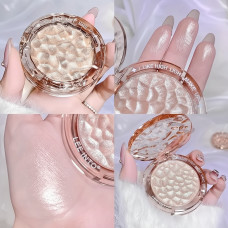 Хайлайтер для лица, Lee Into, прессованный, 03 Champagne gold